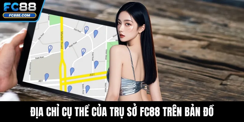 Địa chỉ cụ thể của trụ sở FC88 trên bản đồ
