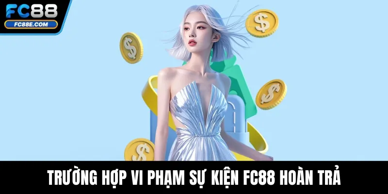 Trường hợp vi phạm sự kiện FC88 hoàn trả